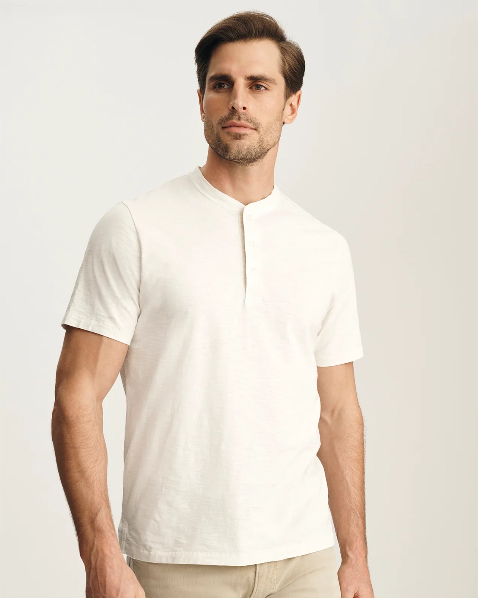 34 Heritage Slub Short Sleeve Henley