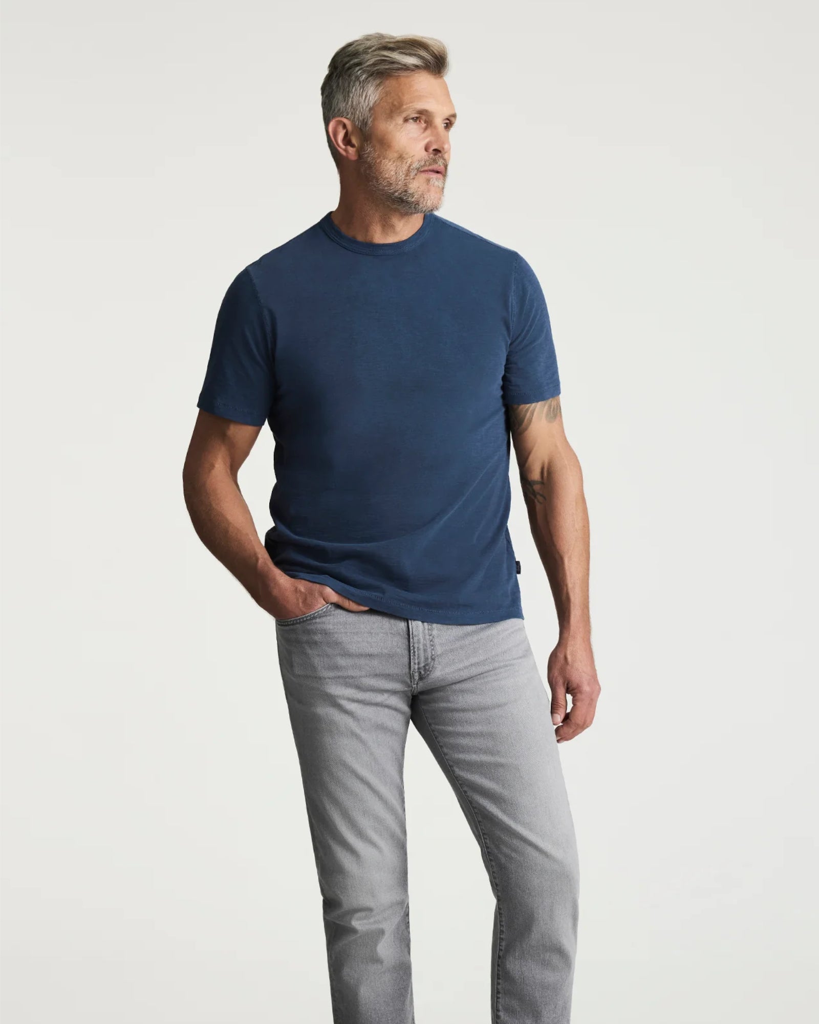 34 Heritage Slub Crew Neck T - Shirt