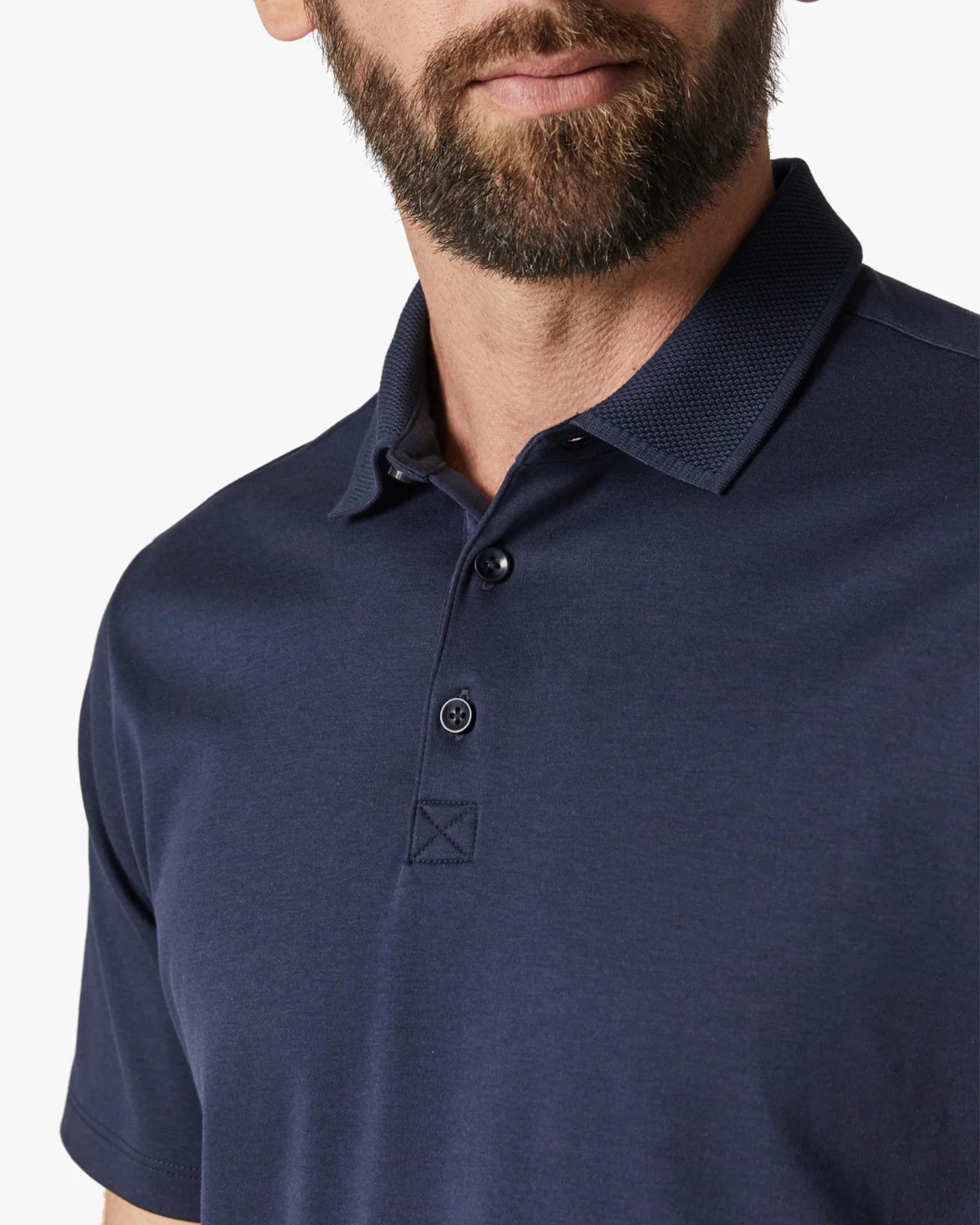 34 Heritage - Navy Polo T-Shirt