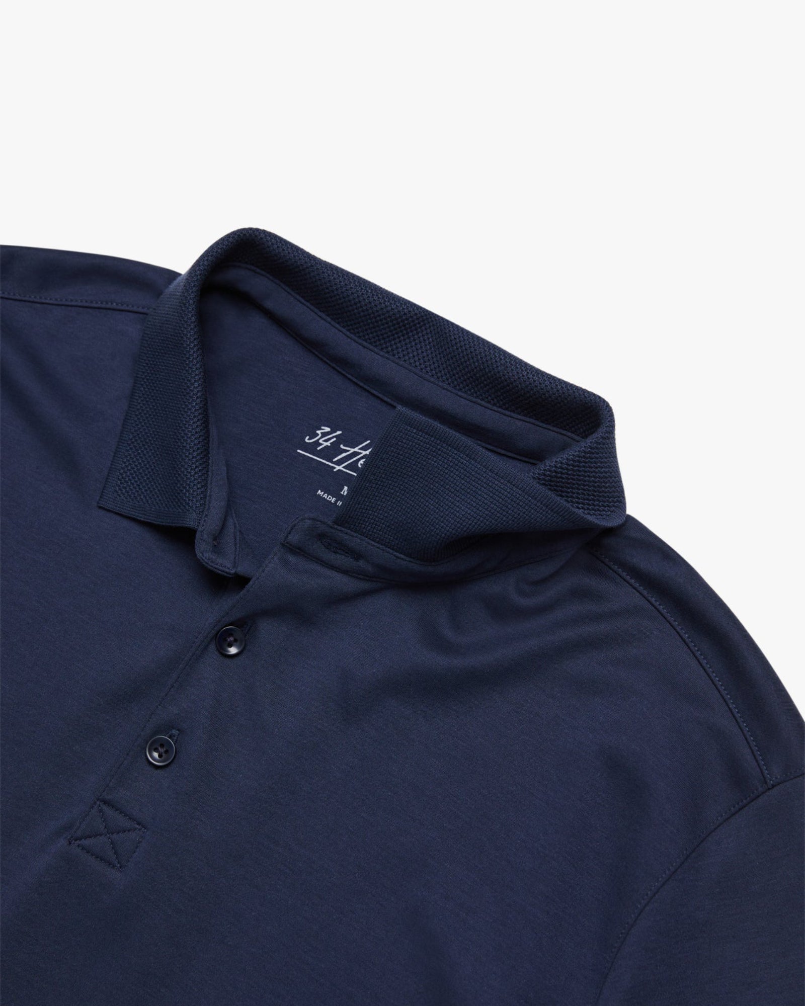 34 Heritage - Navy Polo T-Shirt