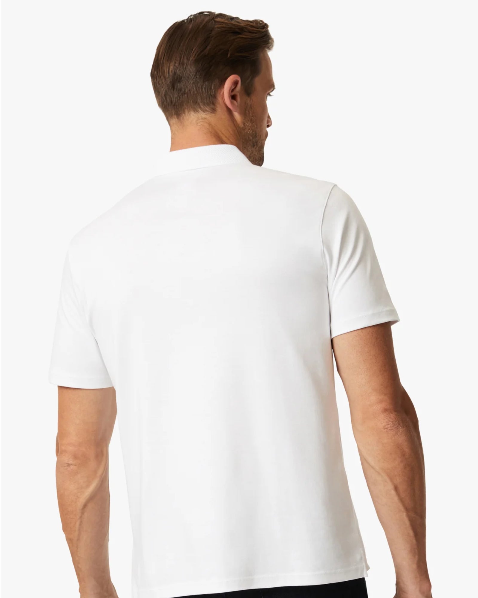 34 Heritage - White Polo T-Shirt