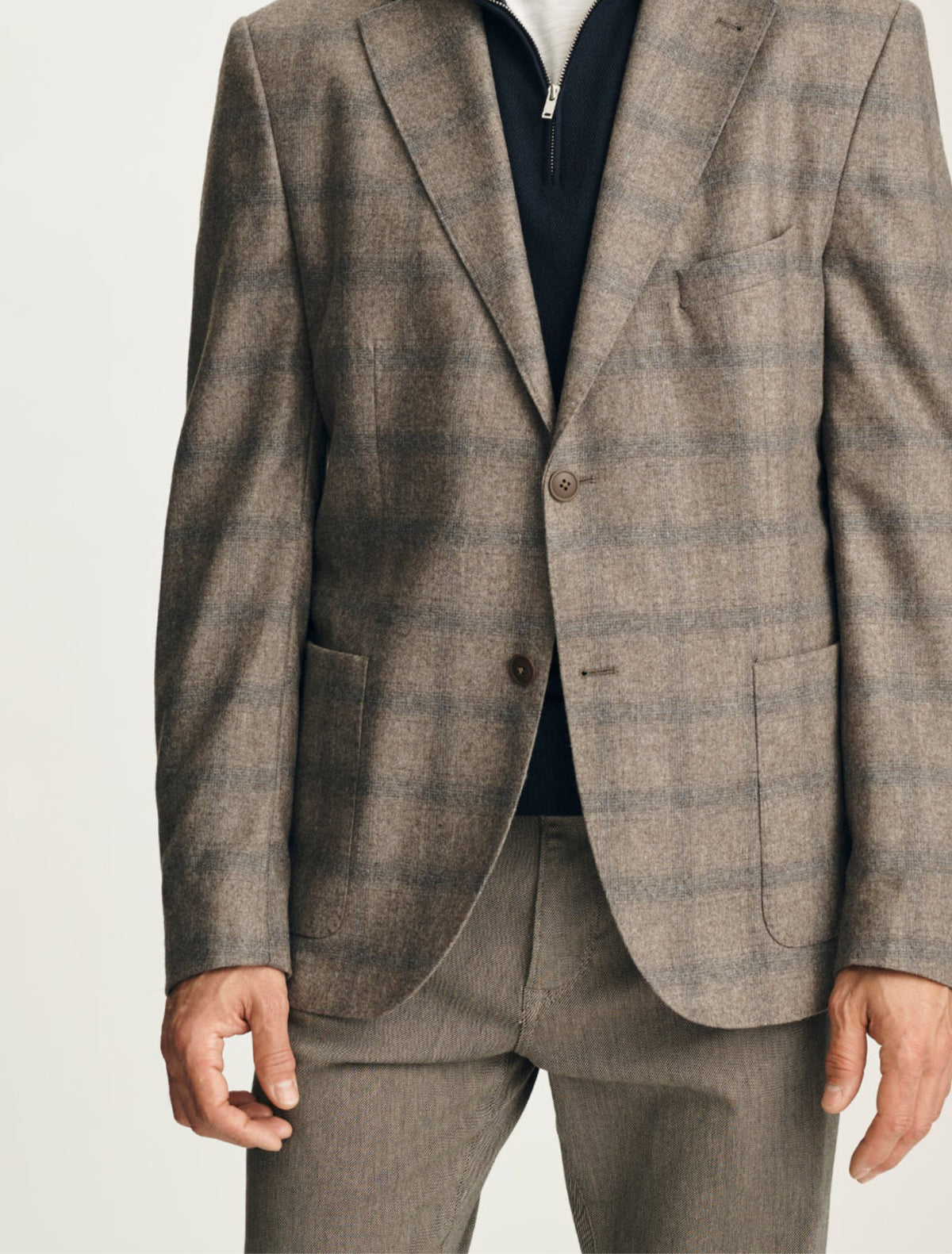 34 Heritage - Matteo Checked Blazer