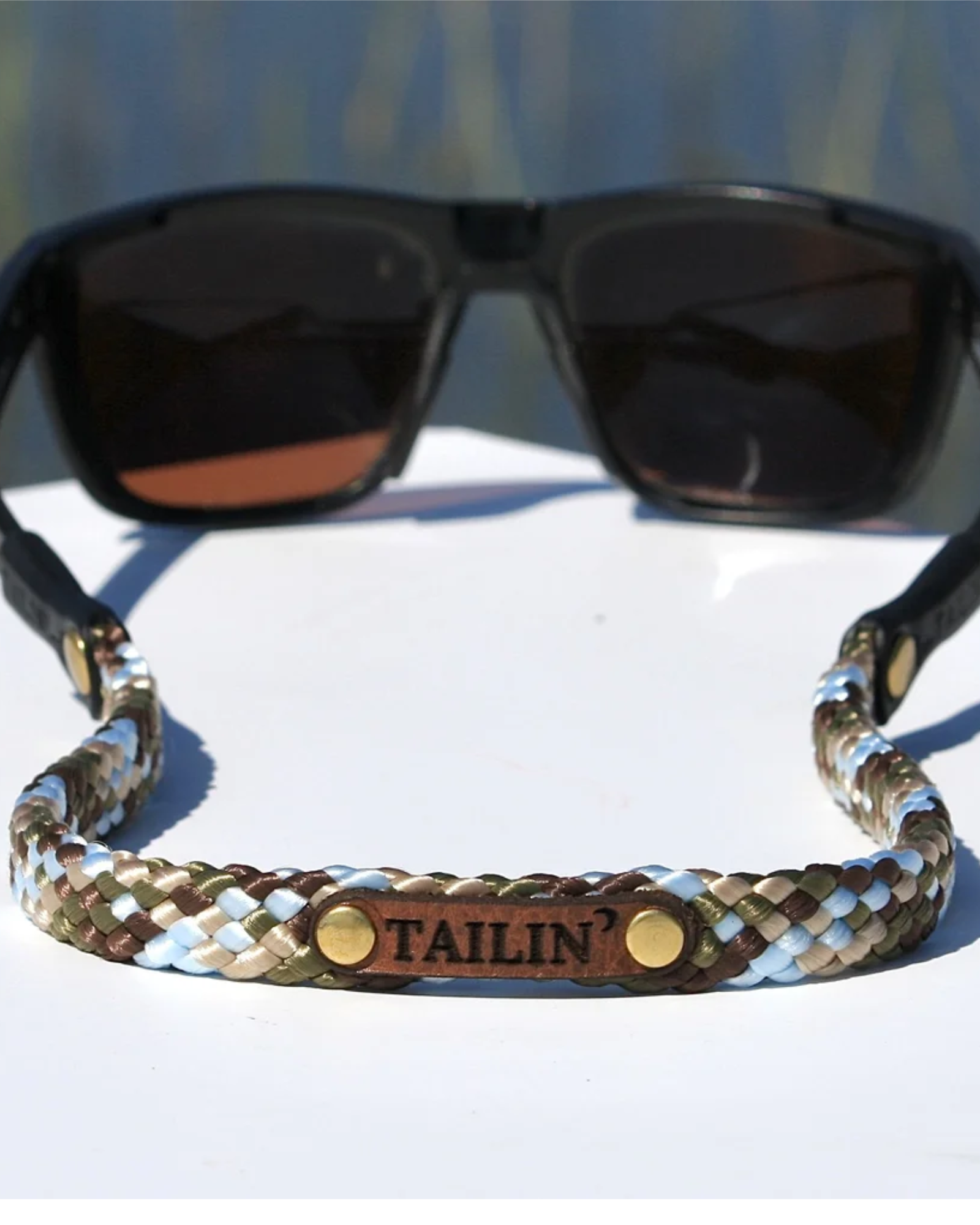Tailin Ties - Nautical Sunglass Strap - Coastal Camo