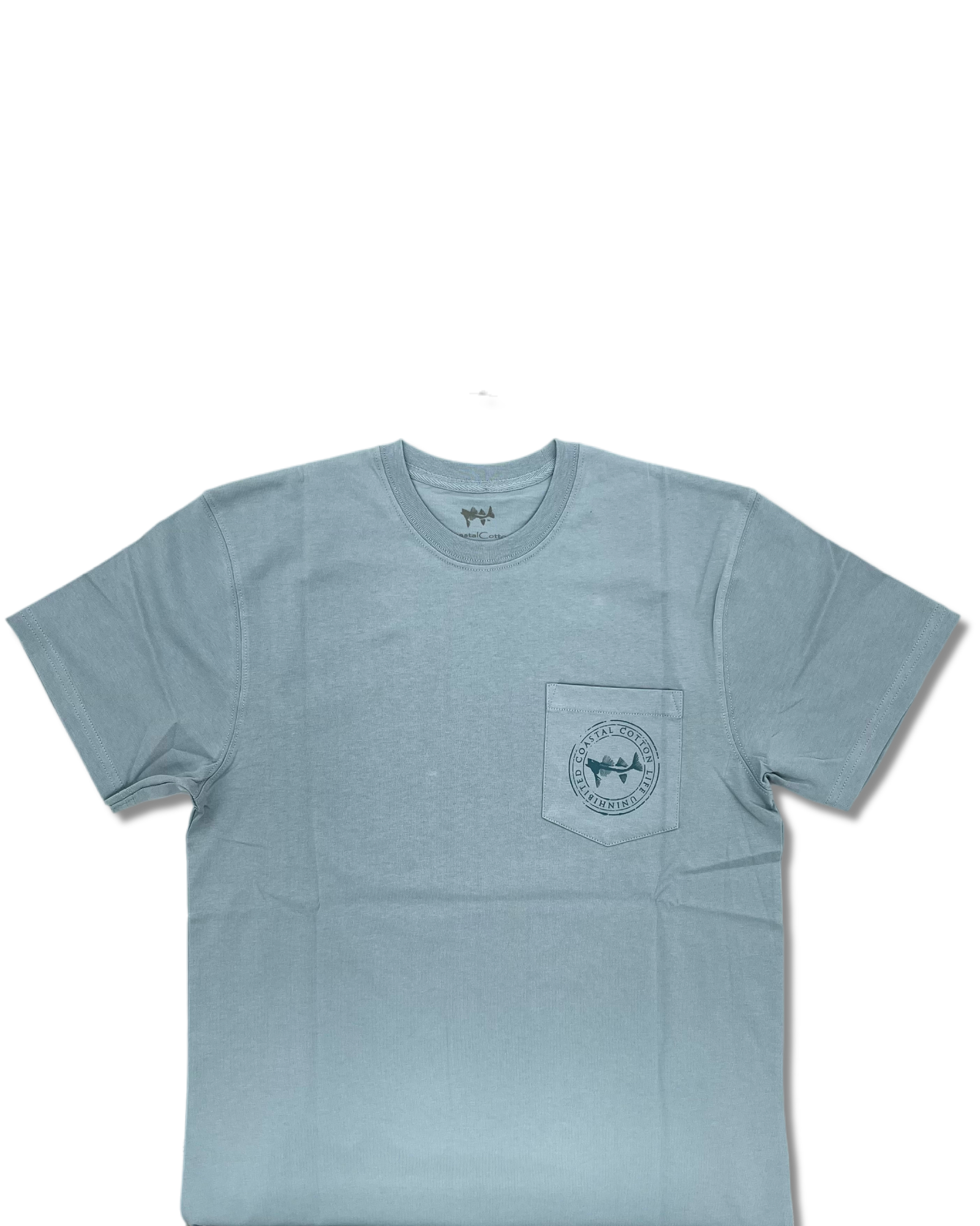 Coastal Cotton T-Shirt - Blue Fog