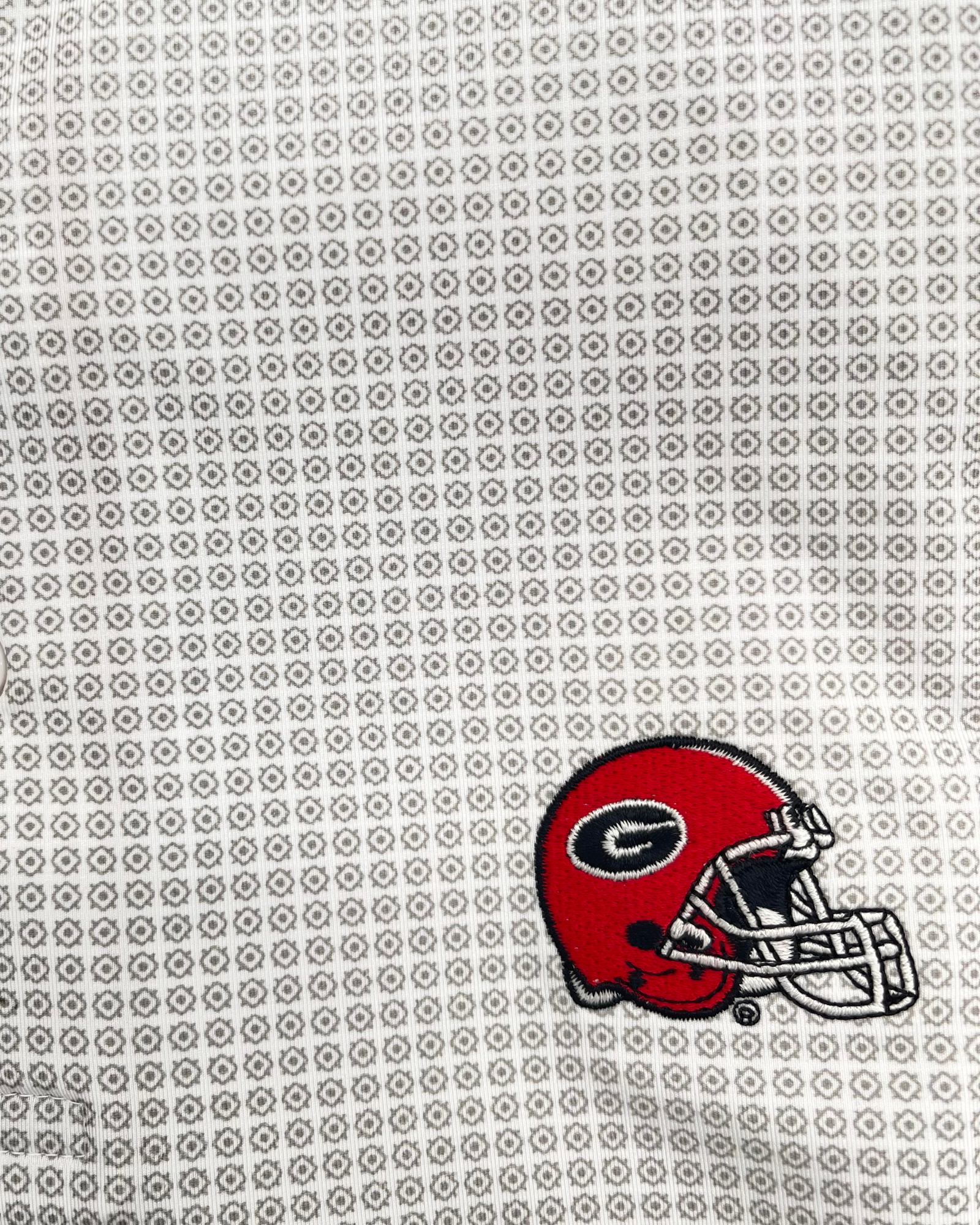 Collegiate UGA Polo - White/Grey/Red