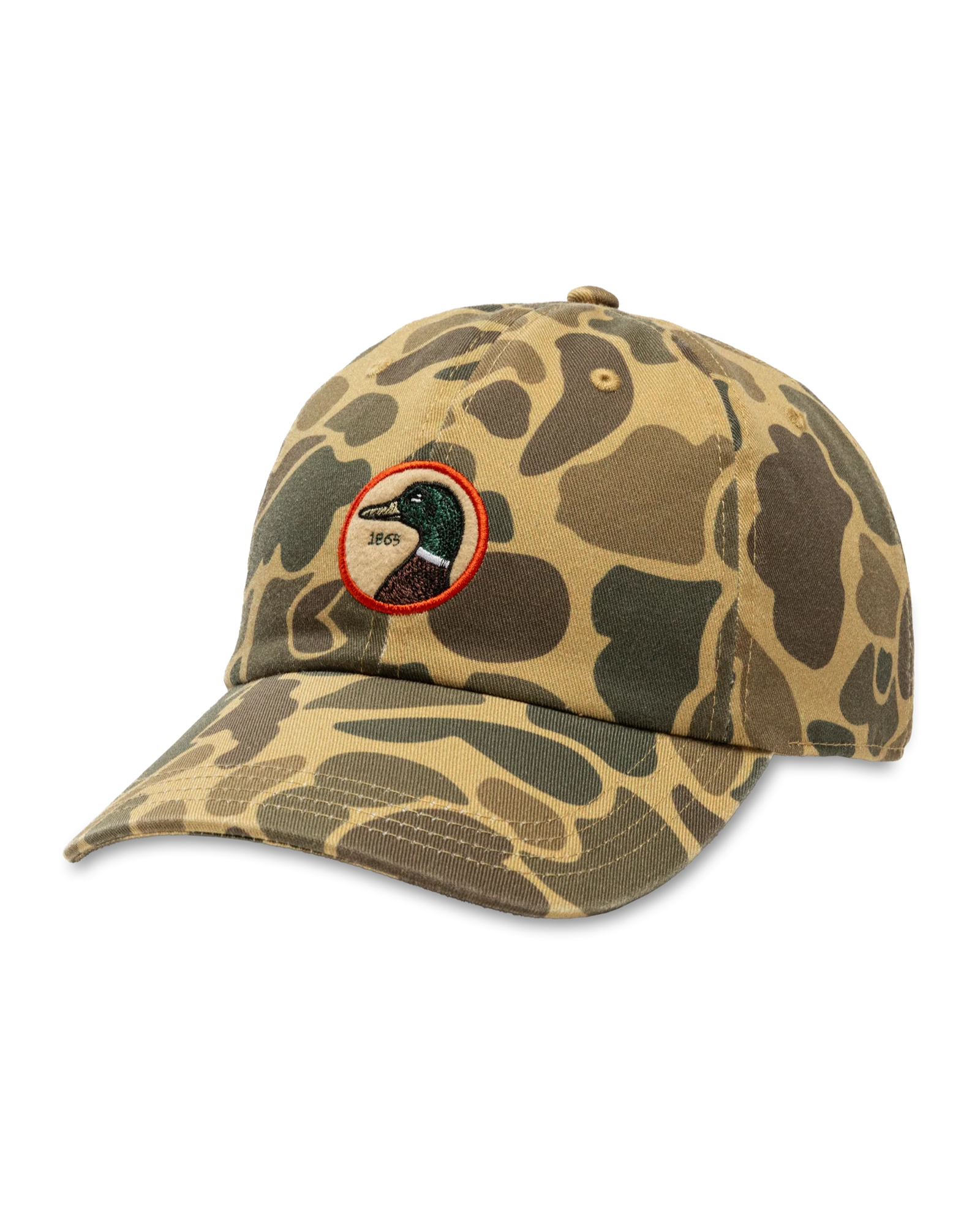 Duck Head Circle Patch Twill Hat - Camo