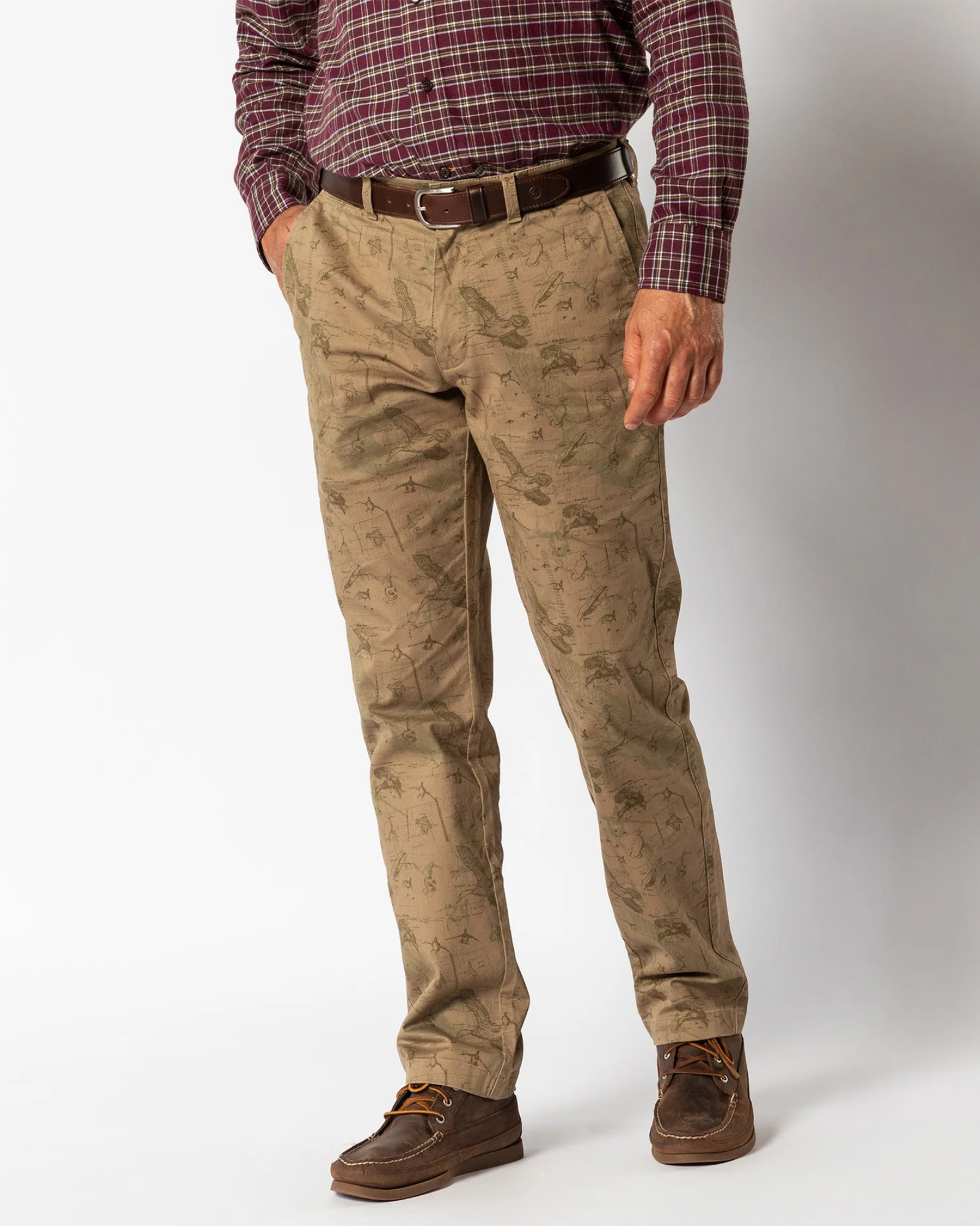 Duck Head Classic Fit Gold School Chino - Mallard Blueprint