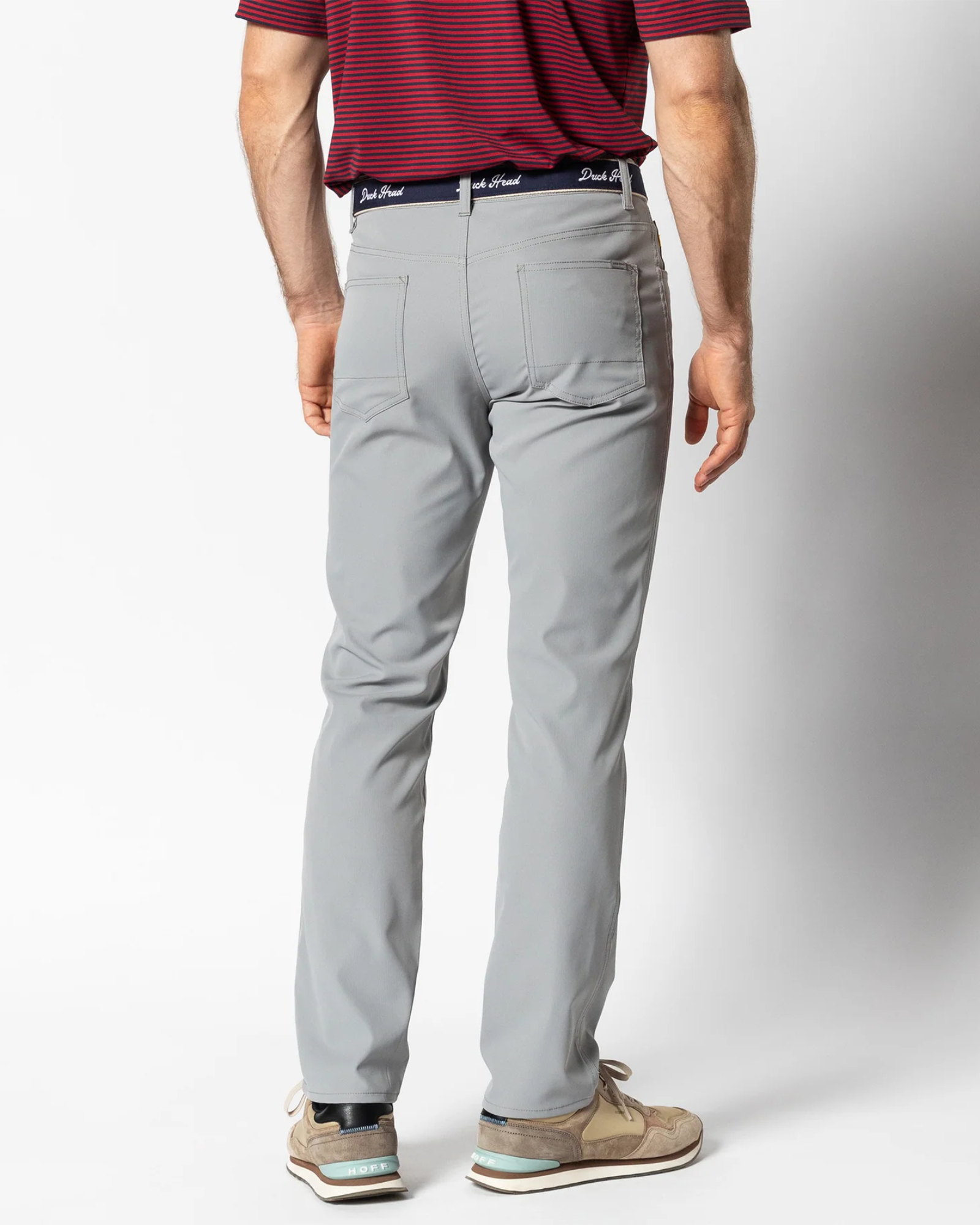 Duck Head Long Drive Performance 5 Pocket Pant - Ultimate Grey