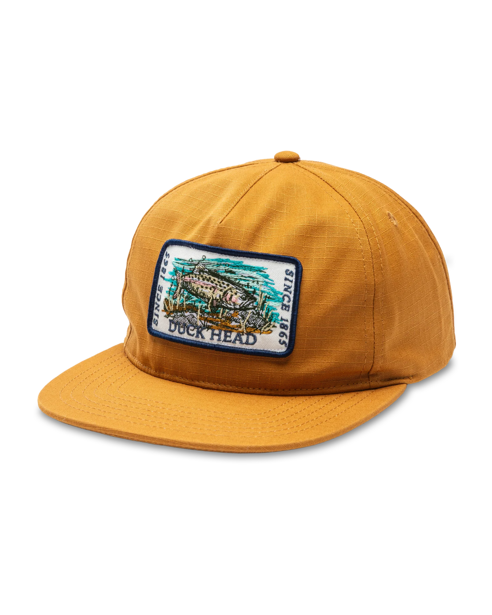 Duck Head Ripstop Unstructerd 5-Panel Hat - Harvest Spice
