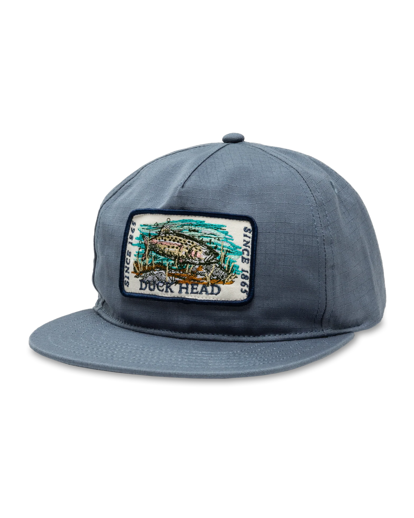 Duck Head Ripstop Unstructerd 5-Panel Hat - Shadow Blue