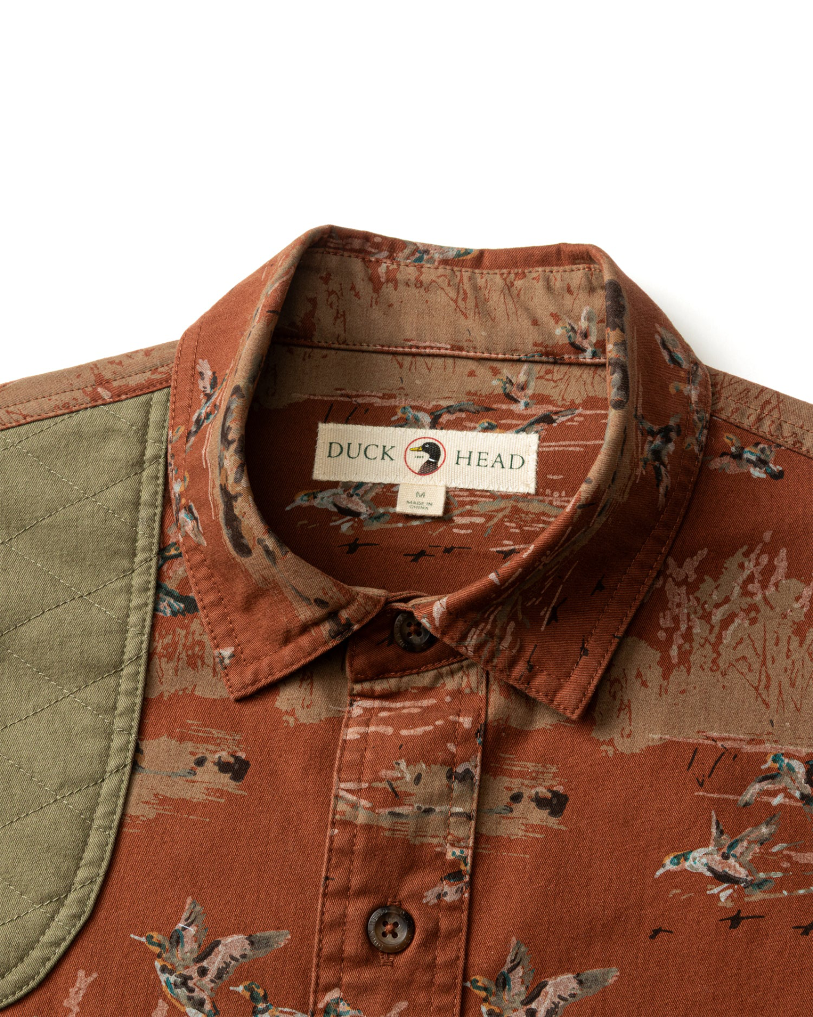 Duck Head Woodland Shooting Shirt - Saddle Brown