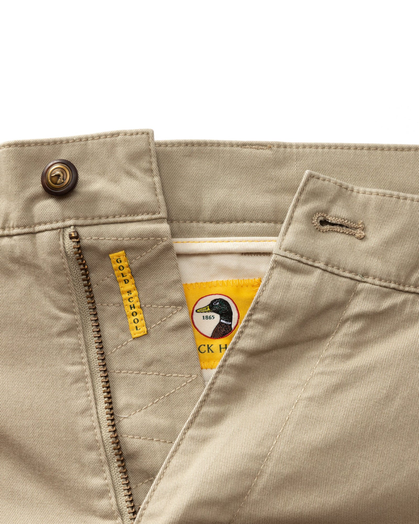 Duck Head - 5" Gold School Chino Short - Khaki