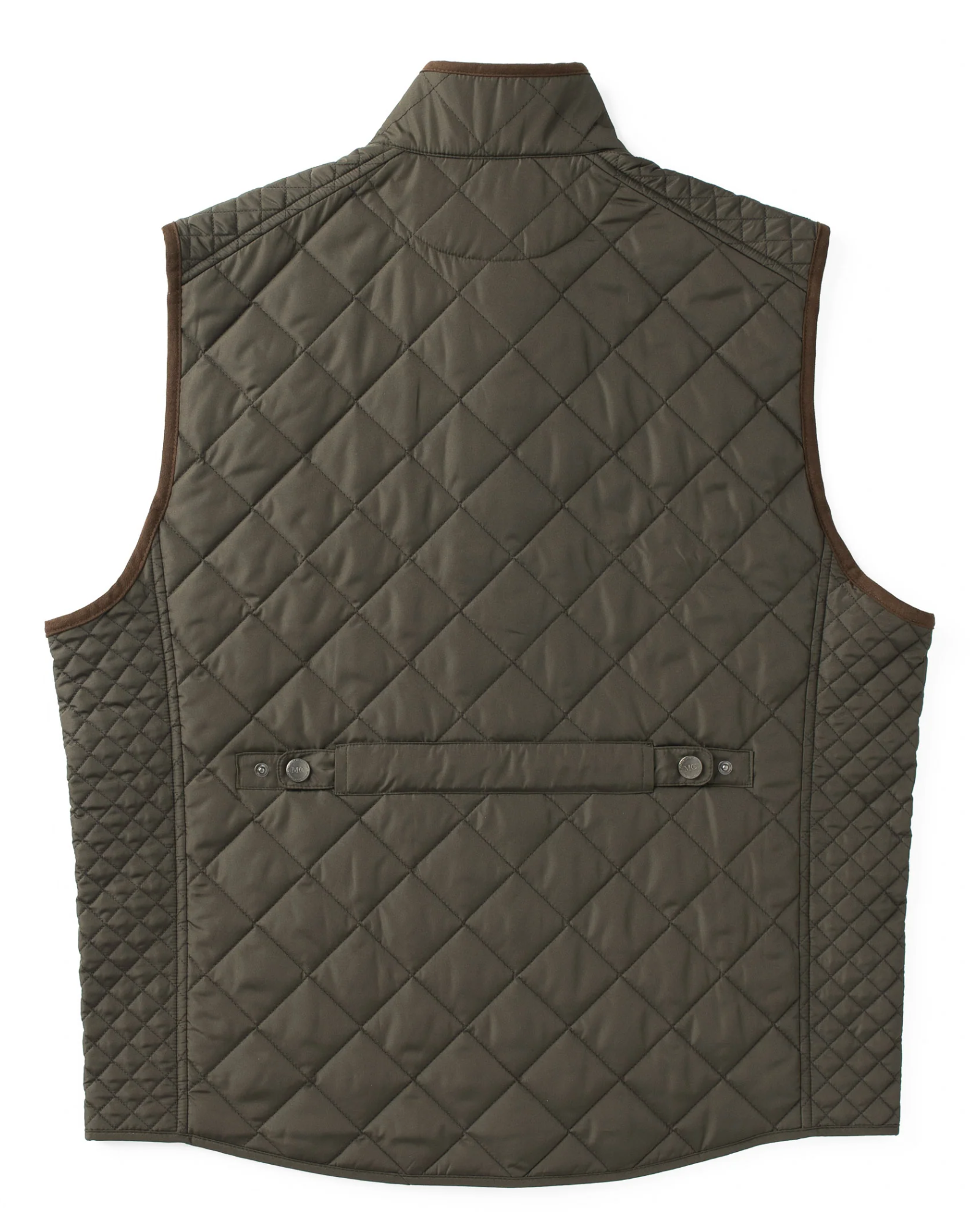 Greenville Diamond Quilted Nylon Vest - Loden