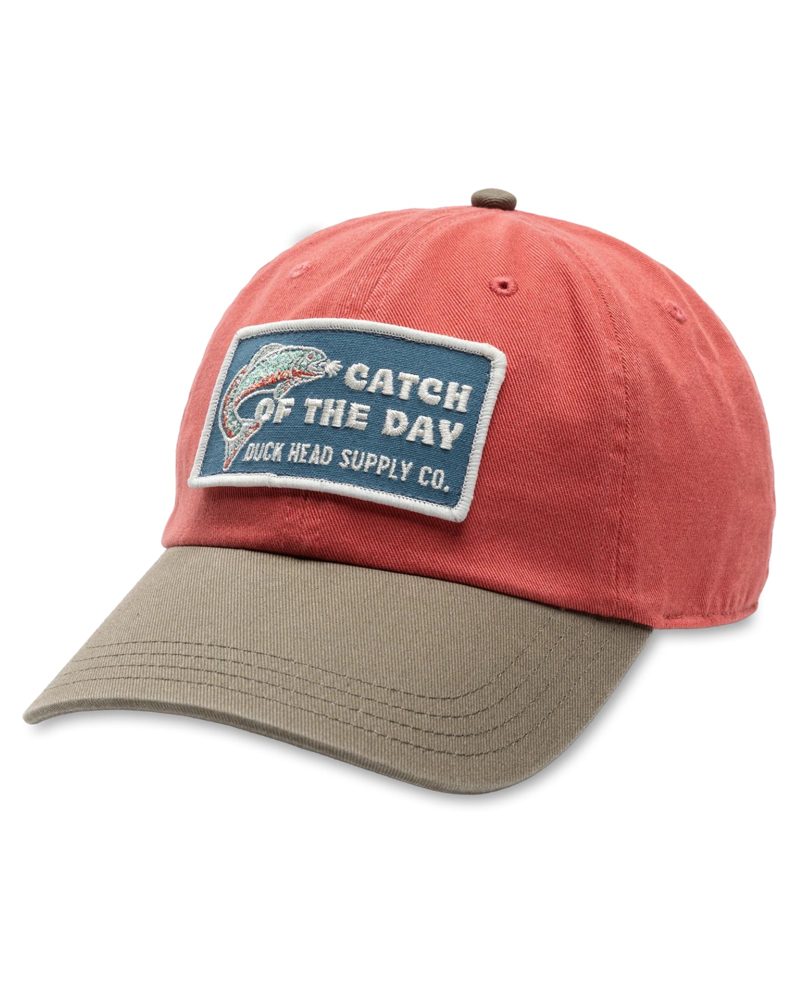 Duck Head Catch of the Day Patch Cotton Twill Hat