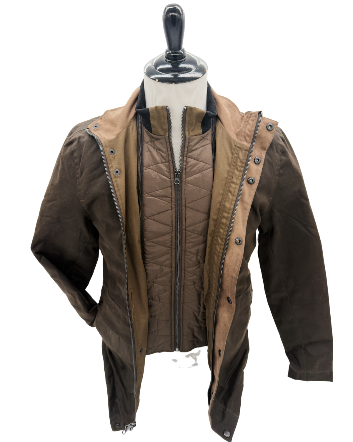 Private Label - Waxed Coat - Loden