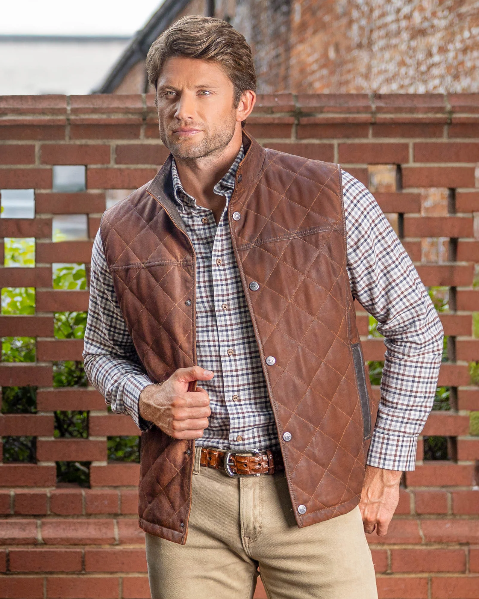 Madison Creek - Beaver Creek Waxed Goat Suede Vest