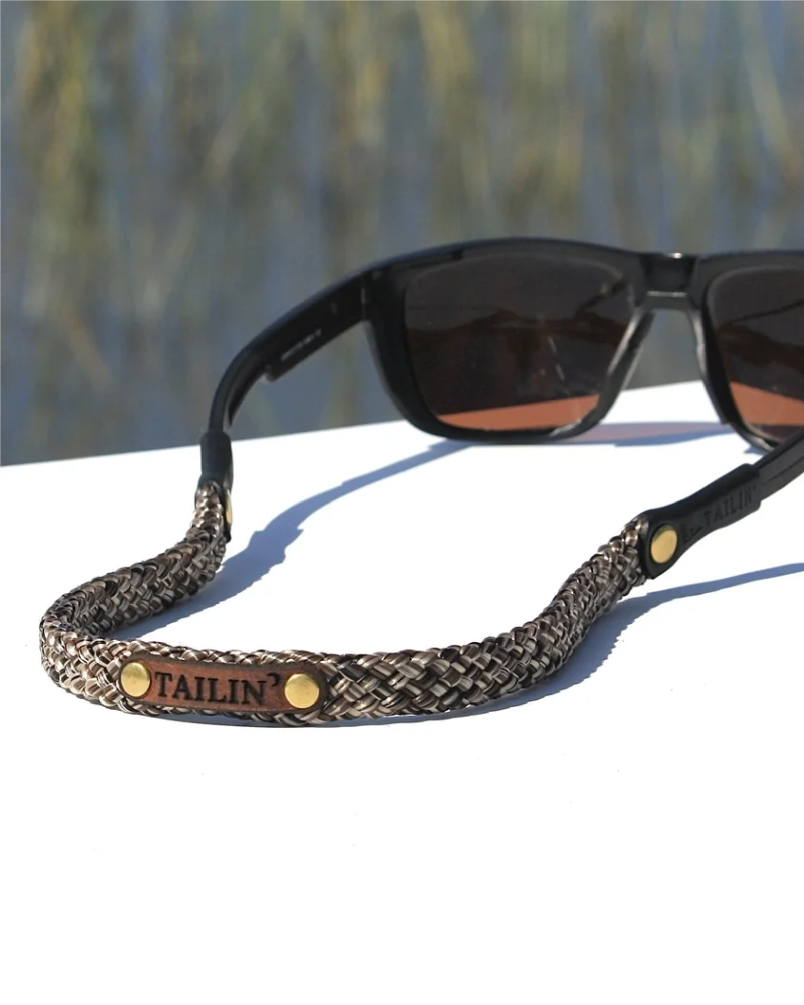 Tailin Ties - Nautical Sunglass Strap - Moccasin