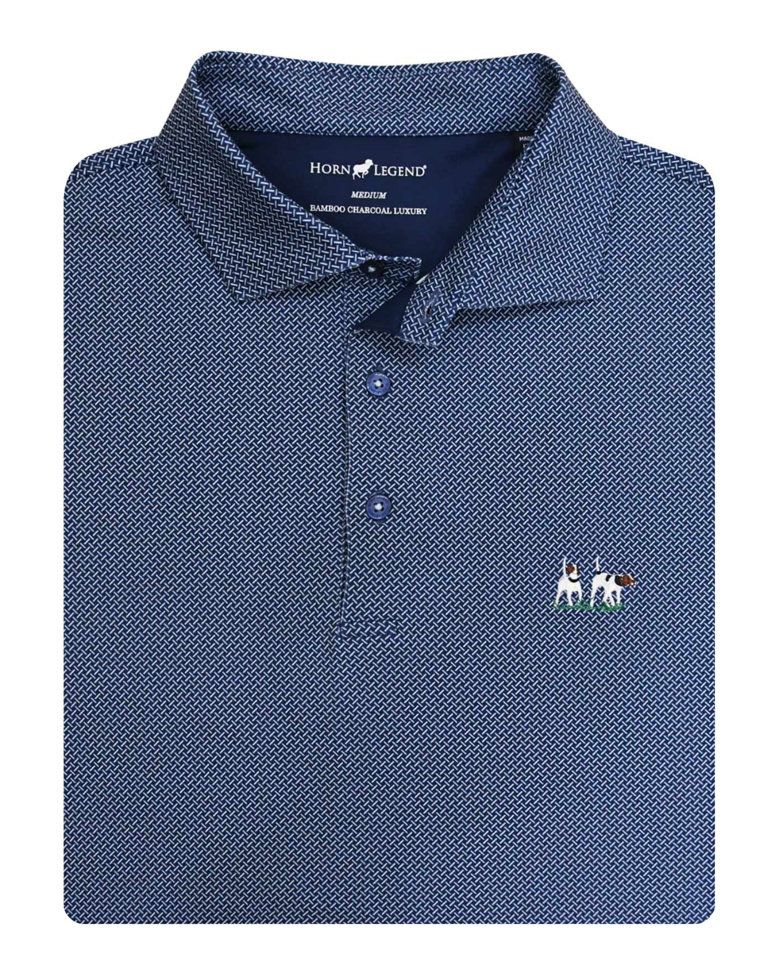 Private Label Performance Polo - Navy Crossways