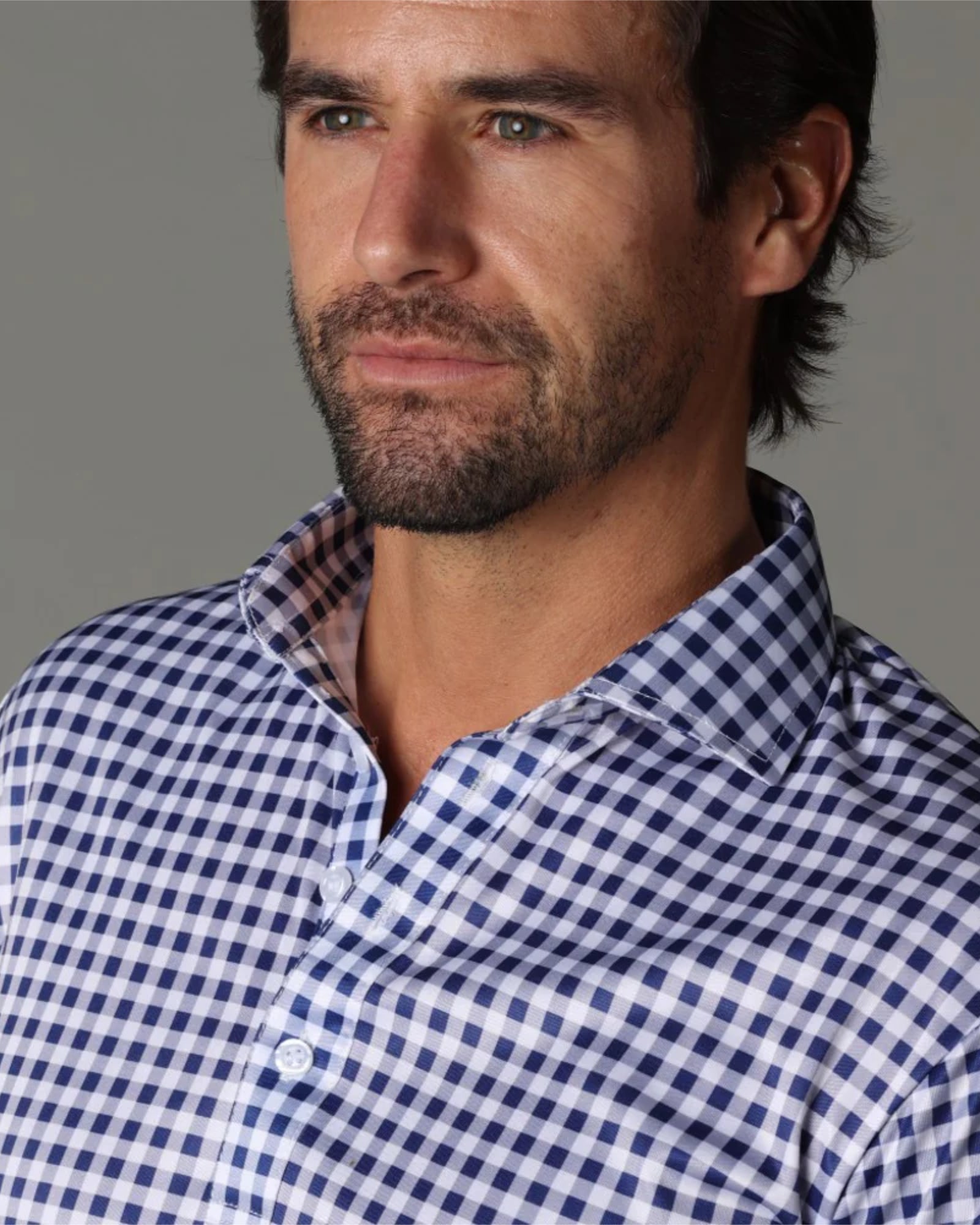 Collars & Co - Navy Gingham