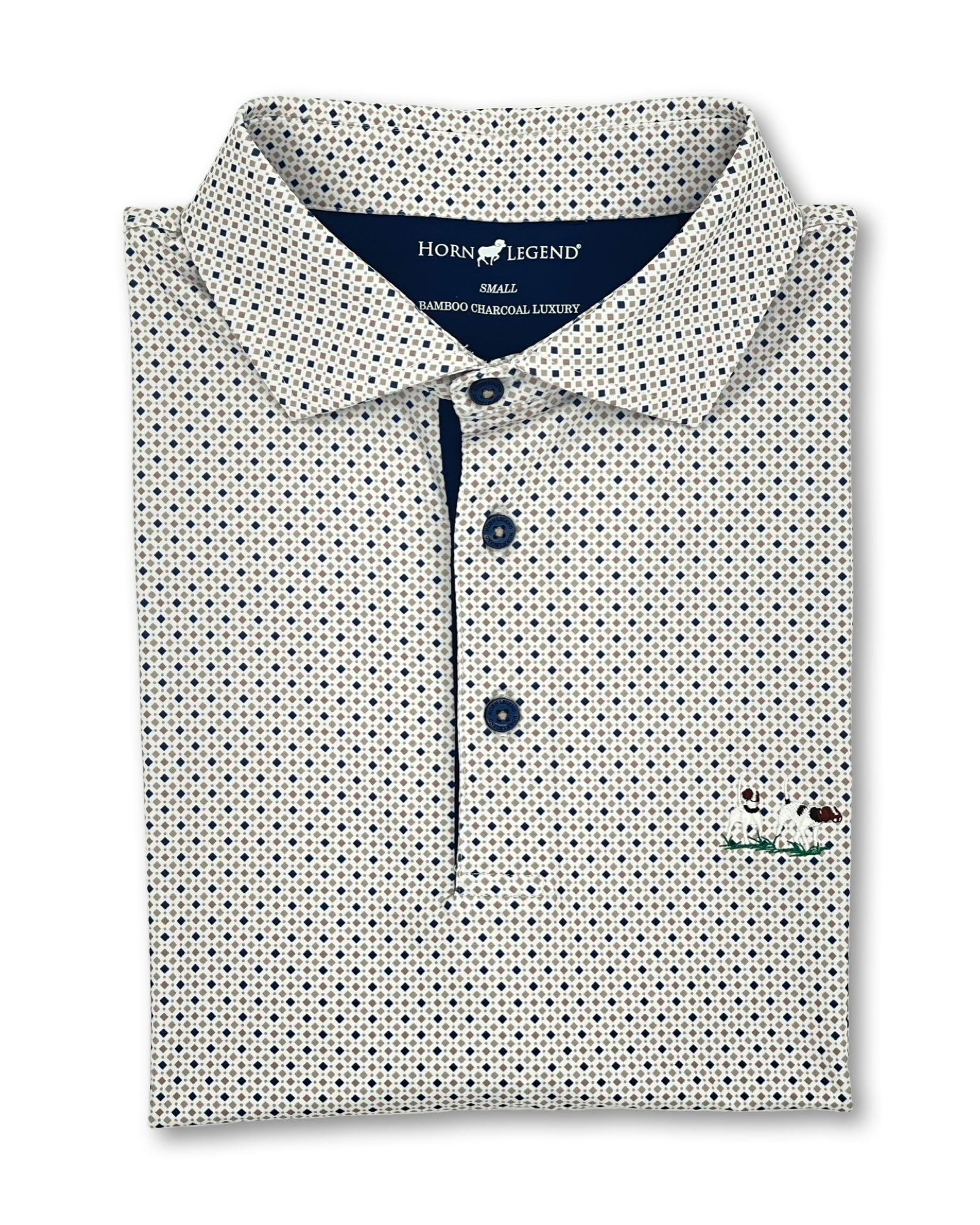 Private Label Performance Polo-White/Navy