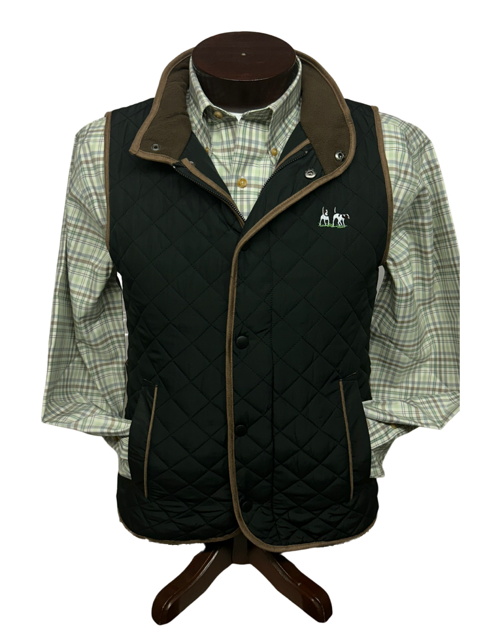 Private Label - Quilted Country Vest- Black