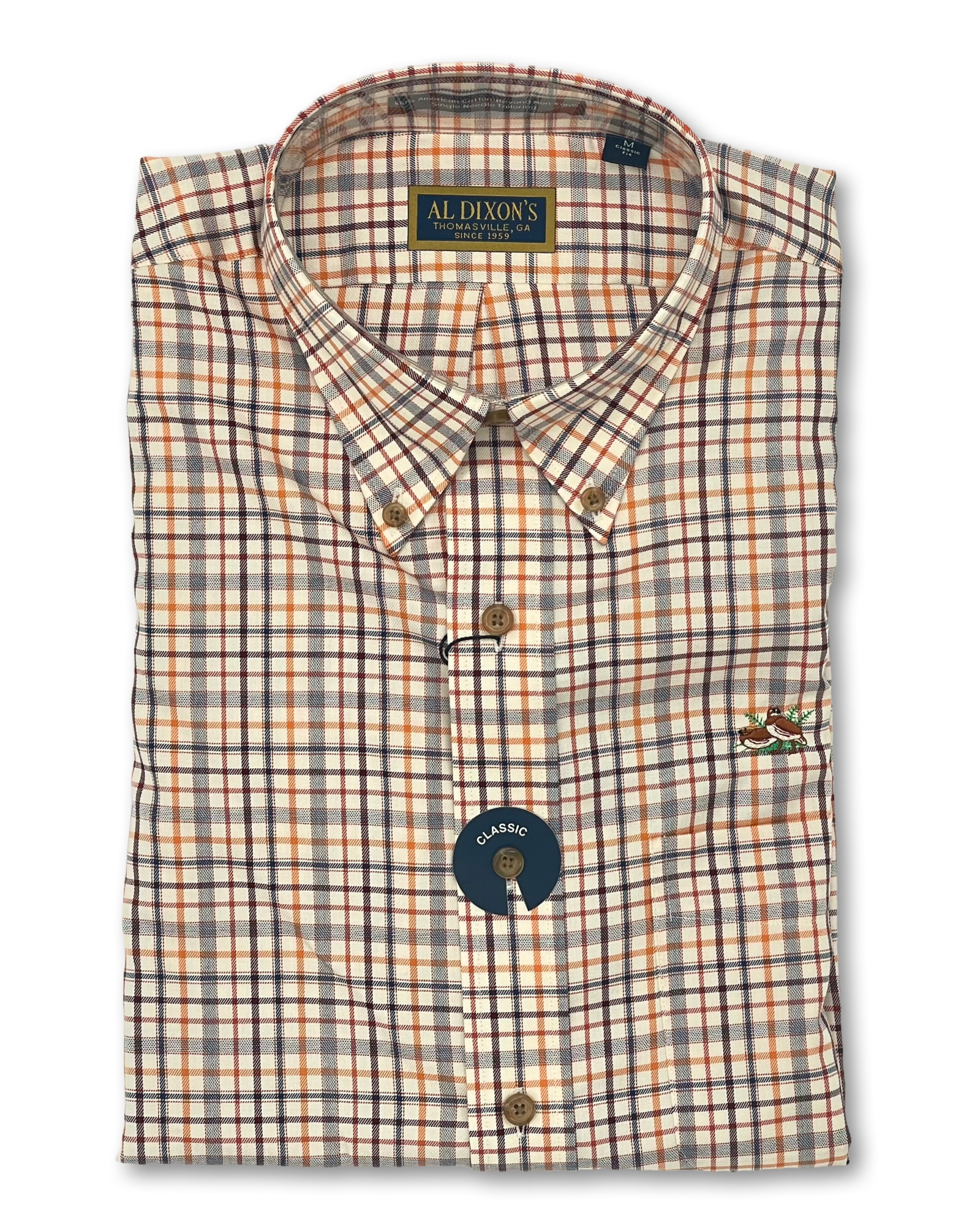 Private Label Sport Shirt - Moss Orange