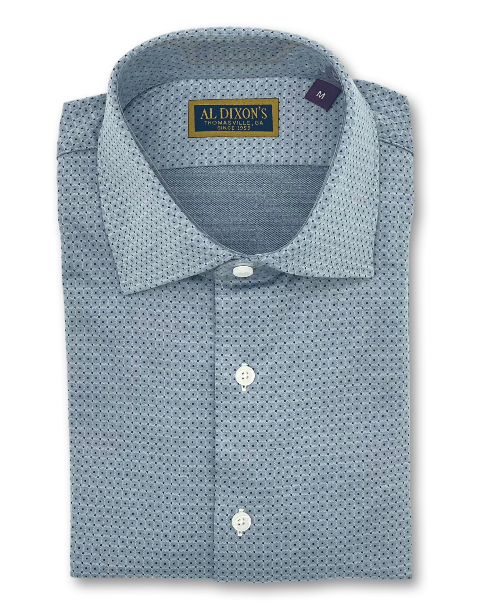 Private Label Sport Shirt - Spread Collar - Mateo Blue