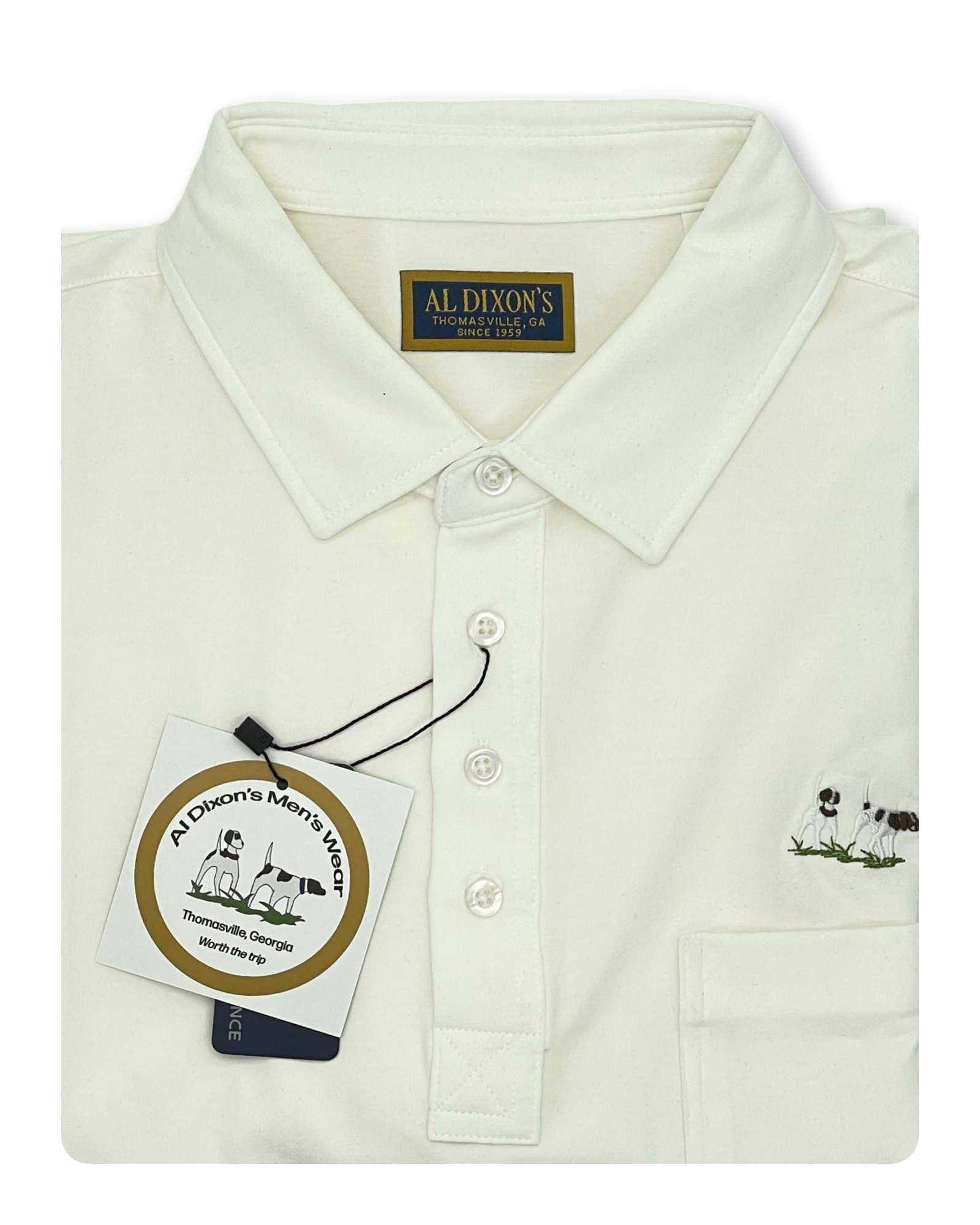 Private Label Polo - White/Pocket
