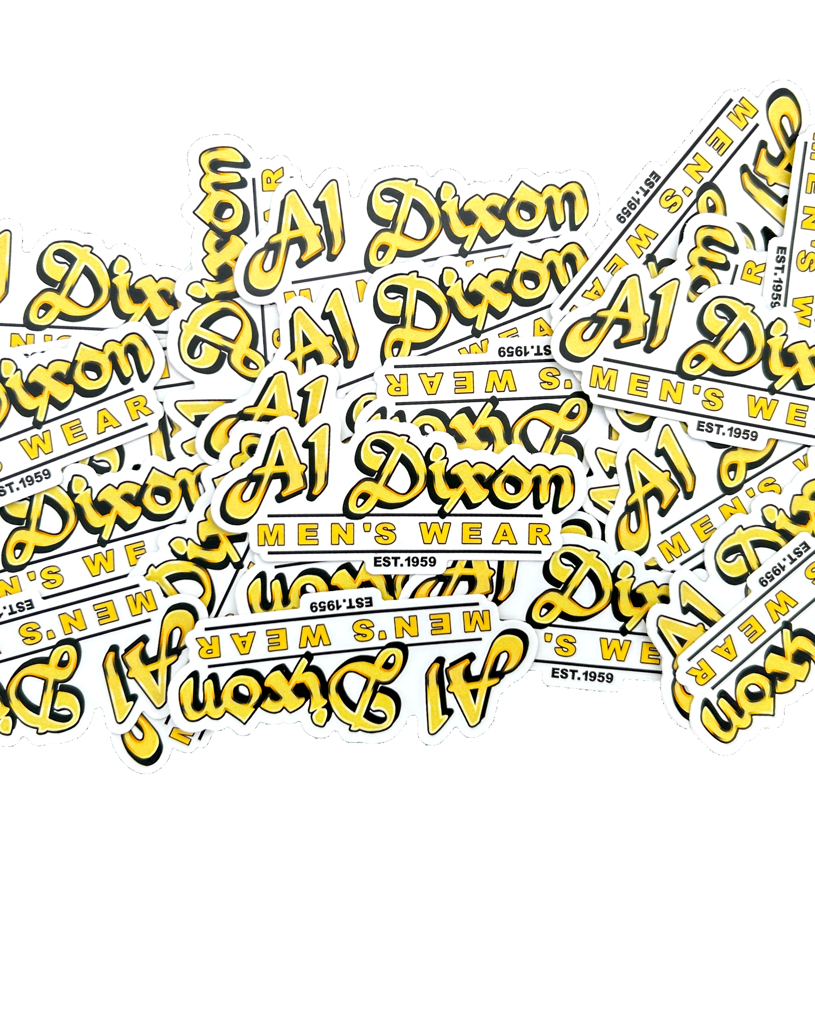 Al Dixon Men's Wear Sticker