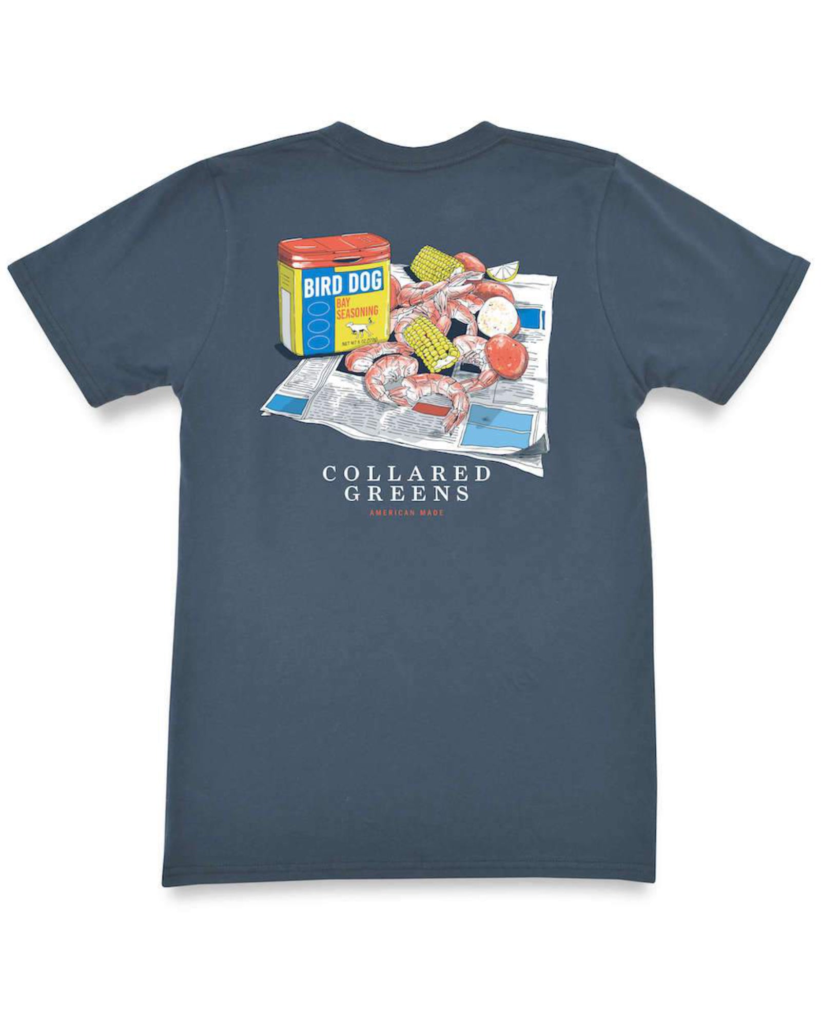 Lowcountry Boil: Short Sleeve T-Shirt - Steel Blue
