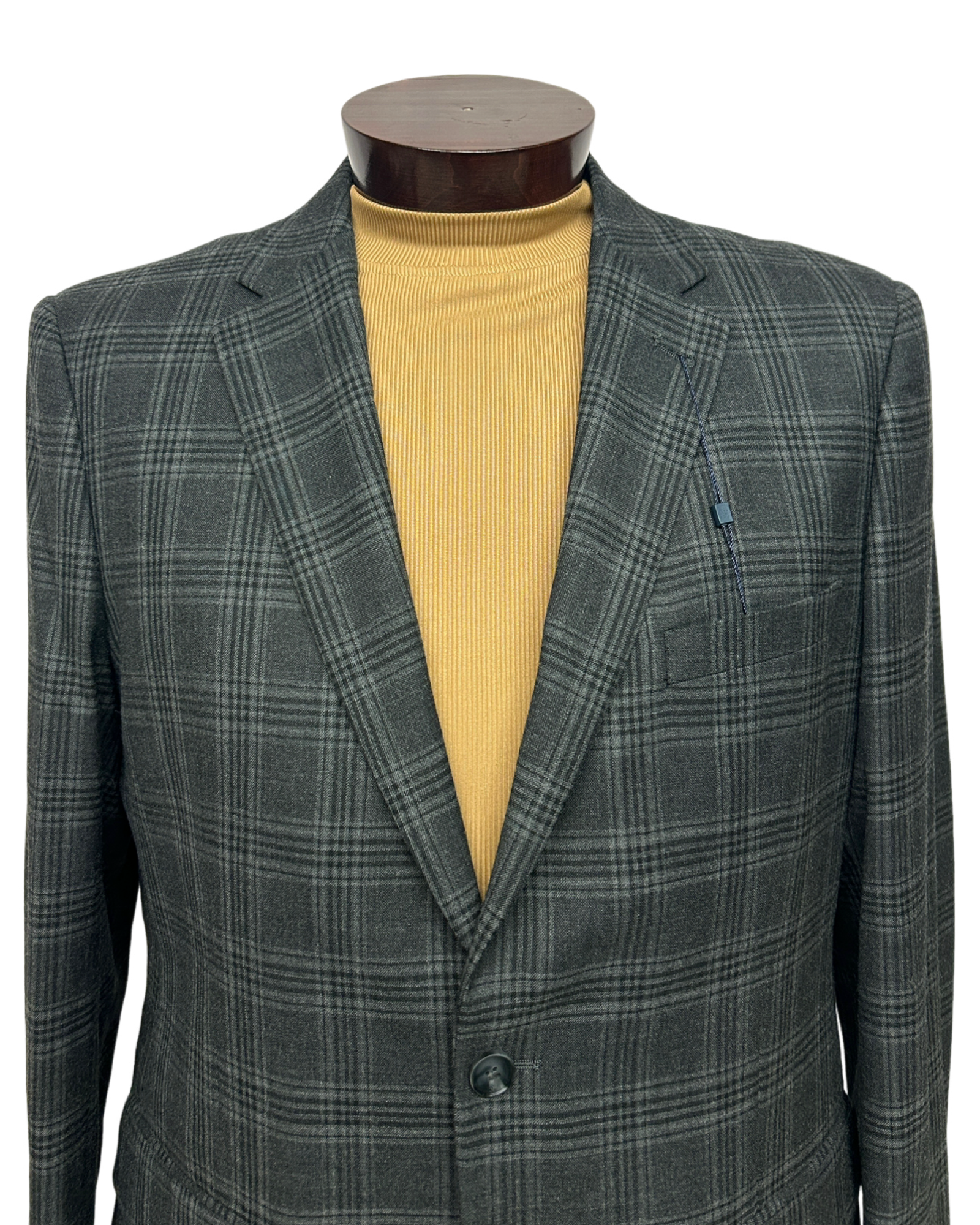 Tulliano Ribbed Mock Neck Tee Shirt - Safari