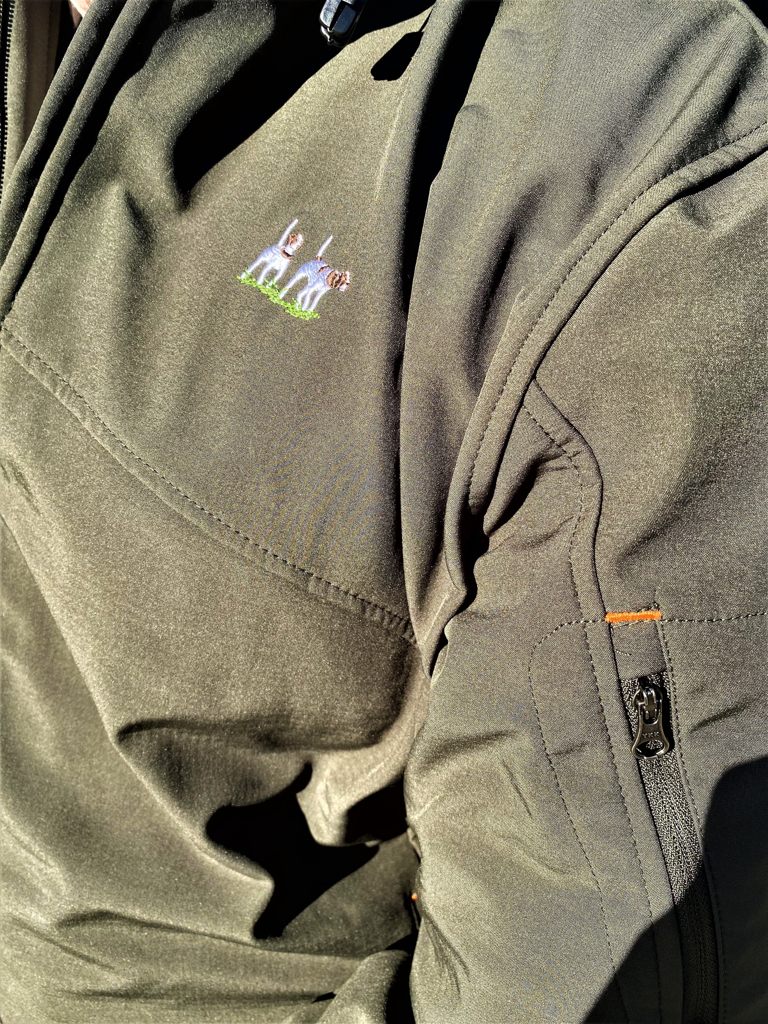 Al Dixon Weatherproof Soft Shell Jacket - Dog Logo - Olive