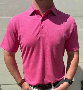 Sharp Lad- SL130-Watermelon Heather Polo