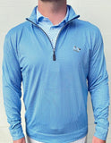 Horn Legend-1/4 Zip Micro Fleece Pullover - Serenity Blue - Shepherd