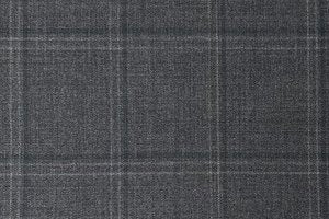 Suit-Baroni-Charcoal Windowpane-Trend-Slim