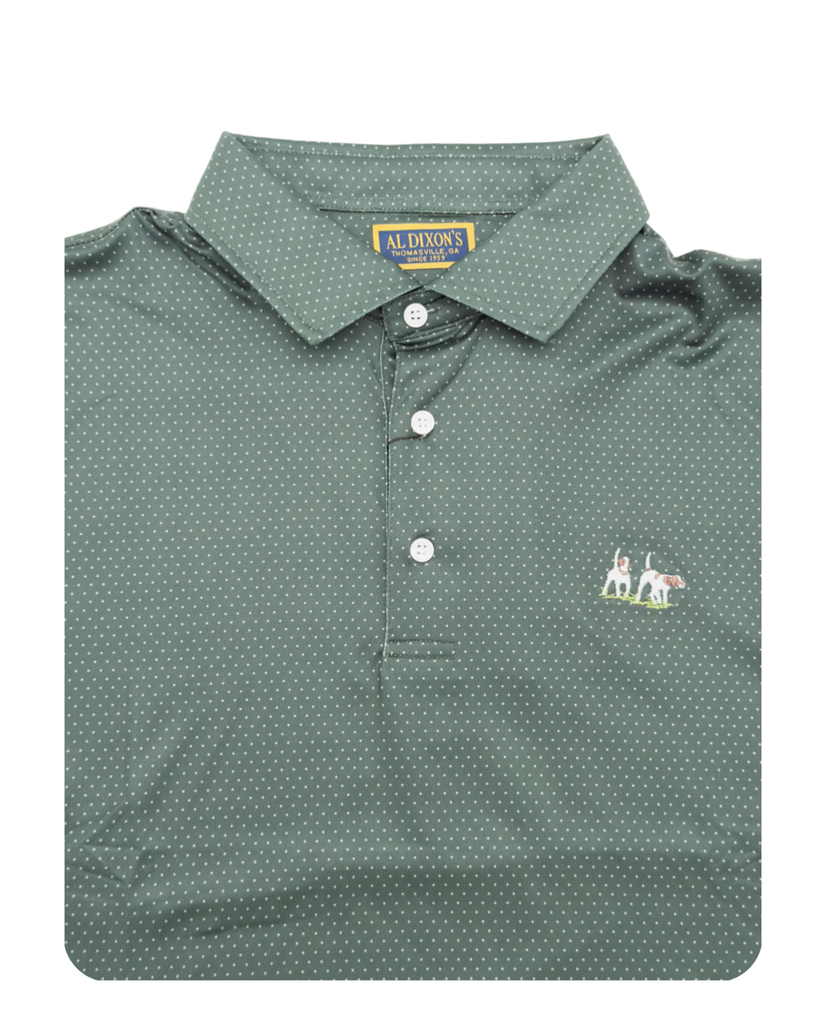 Private Label Performance Youth Polo - Hunter Green/Silver