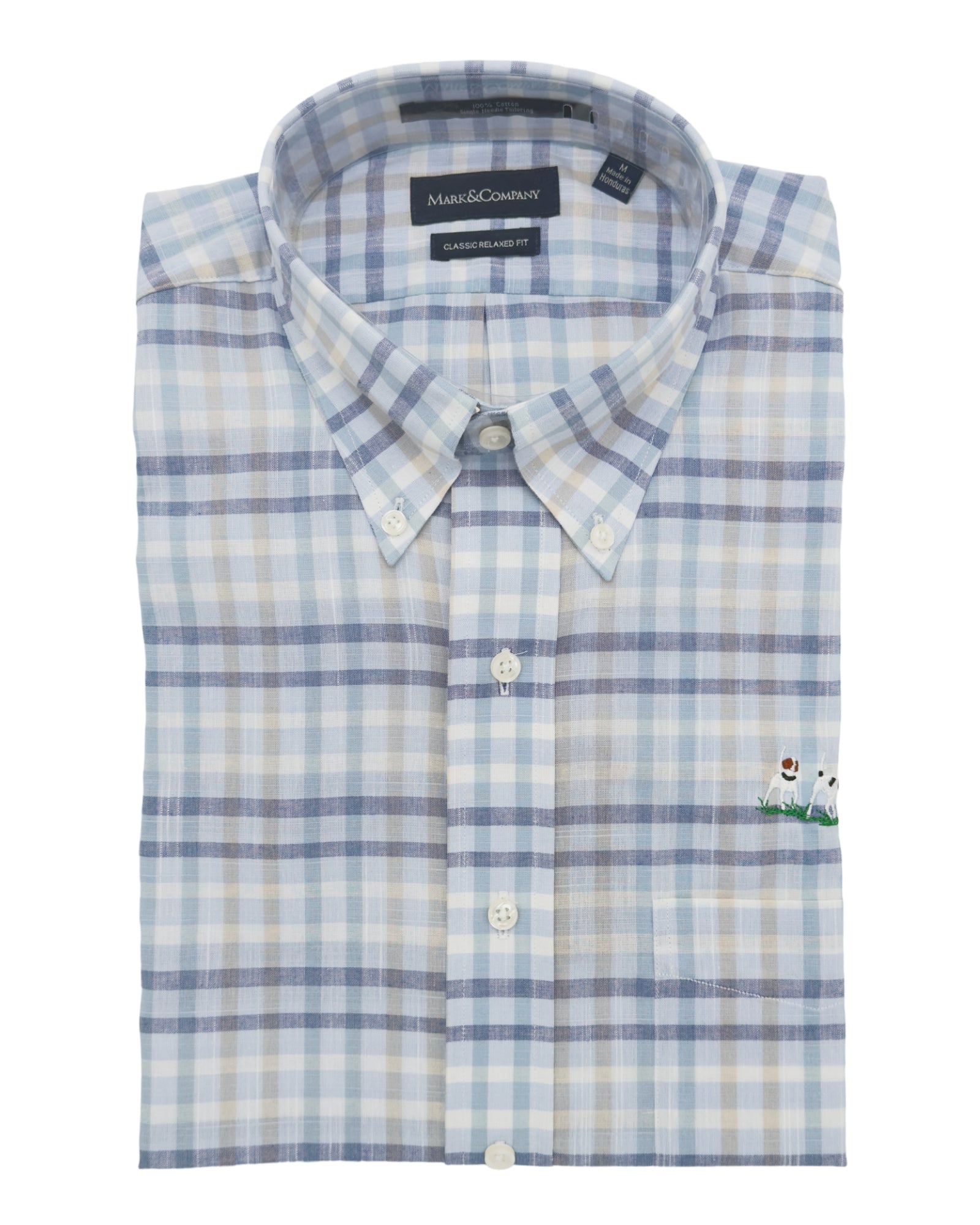Private Label Sport Shirt - Tucker Blue Windowpane