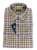 Al Dixon Private Label Button Down-Byron-Olive & Tan