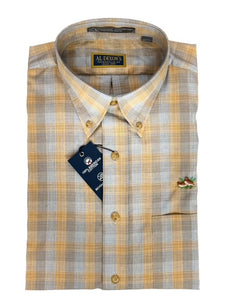 Al Dixon Private Label Button Down-Mitchell-Blue & Tan