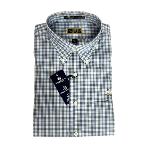 Al Dixon Sport Shirt-Billy-Blue & Green