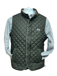 Al Dixons Quilted Field Vest-Black