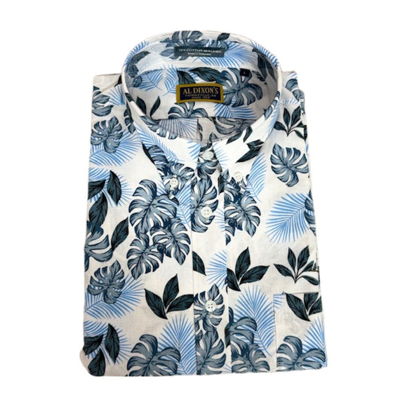 Al Dixon Sport Shirt - Blue Hawaiian