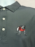 Cutter & Buck- Pike Eco Symmetry print- Georgia Bulldogs- Black