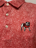 Cutter & Buck- Pike Constellation Polo- Georgia Bulldogs- Red