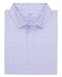 Coastal Cotton Performance Polo- Paisley