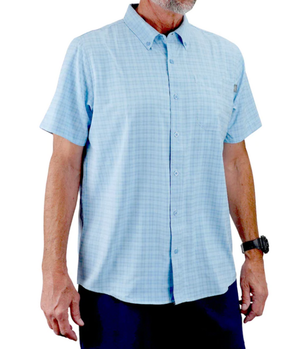 AFTCO - Dorsal Short Sleeve Shirt - Airy Blue