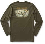 Duck Head-Flying Mallard T-Shirt - Forrest Green