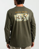 Duck Head-Flying Mallard T-Shirt - Forrest Green