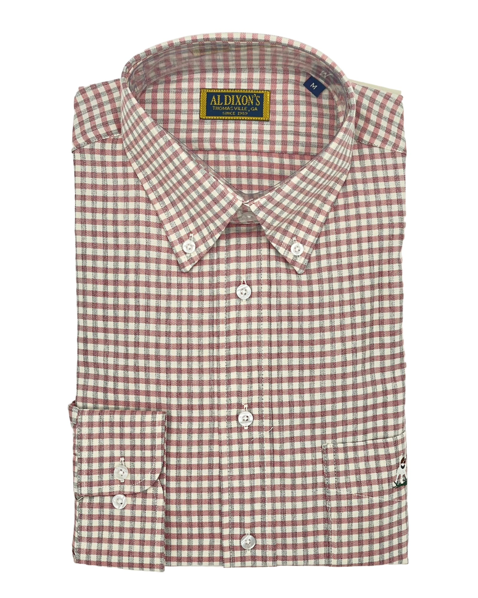 Private Label Sport Shirt - Red Check