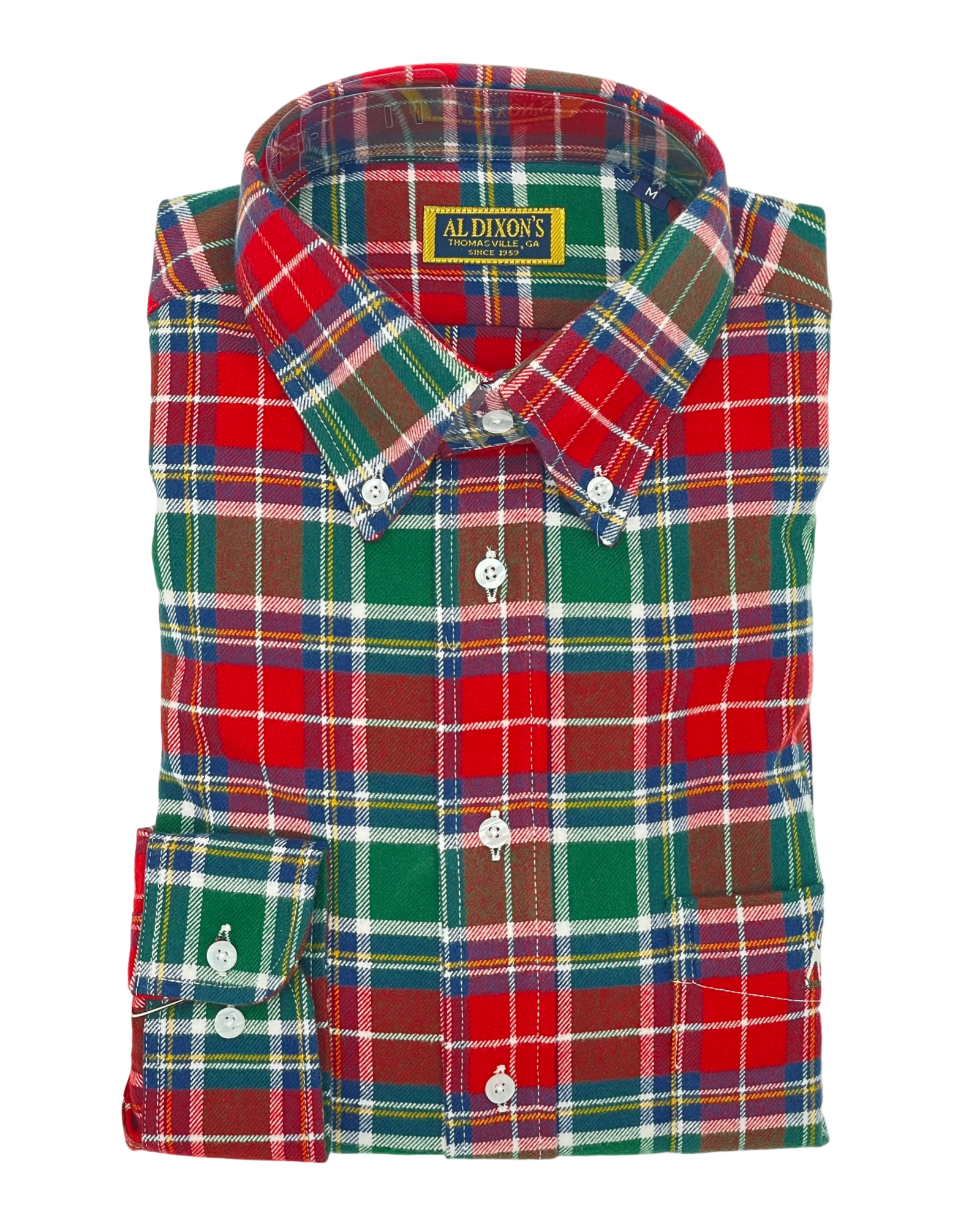 Private Label Sport Shirt - Red/Green